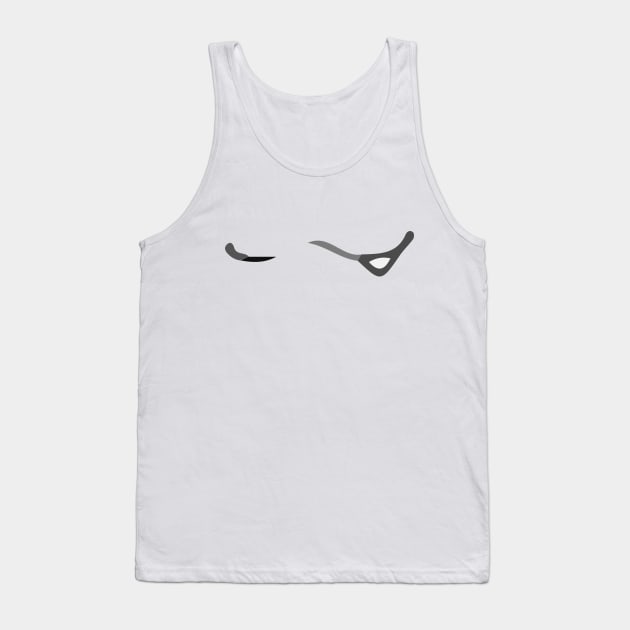 Neko Smug Mouth [kawaii] Tank Top by Tad